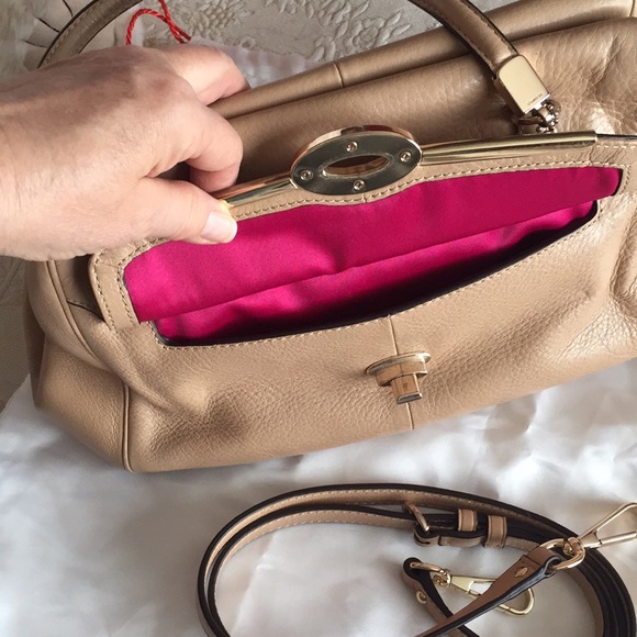 Coach purse tan and hot pink - Picture 9 of 9